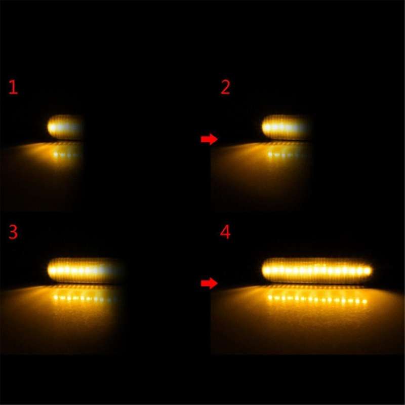 Car Turn Signal Light Led Car Side Marker Blinker Light Signal Lamp for E46 63132228591 63132228592