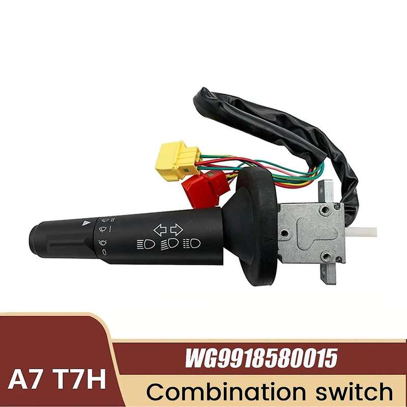 Car Turn Signal Wiper Switch Wg9918580015 for Sinotruk Howo A7 T7h Truck Steering Column Combination