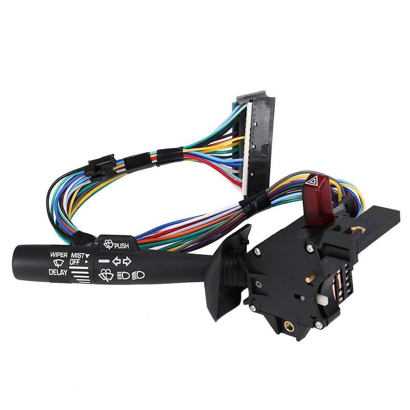 Car Turn Signal Switch Wiper Lever Hazard Warning Switch Combo for C1500 C2500 C3500 K1500 Pickup