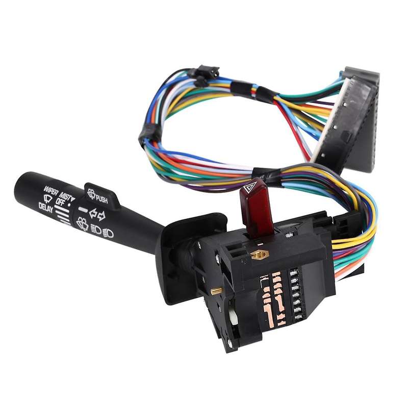 Car Turn Signal Switch Wiper Lever Hazard Warning Switch Combo for C1500 C2500 C3500 K1500 Pickup
