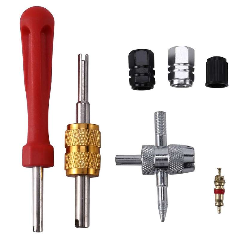 Car Tyre Valve Repair Tool Kit Motorcycles Installation Tools Electric Vehicles Accessoires Tyre Val