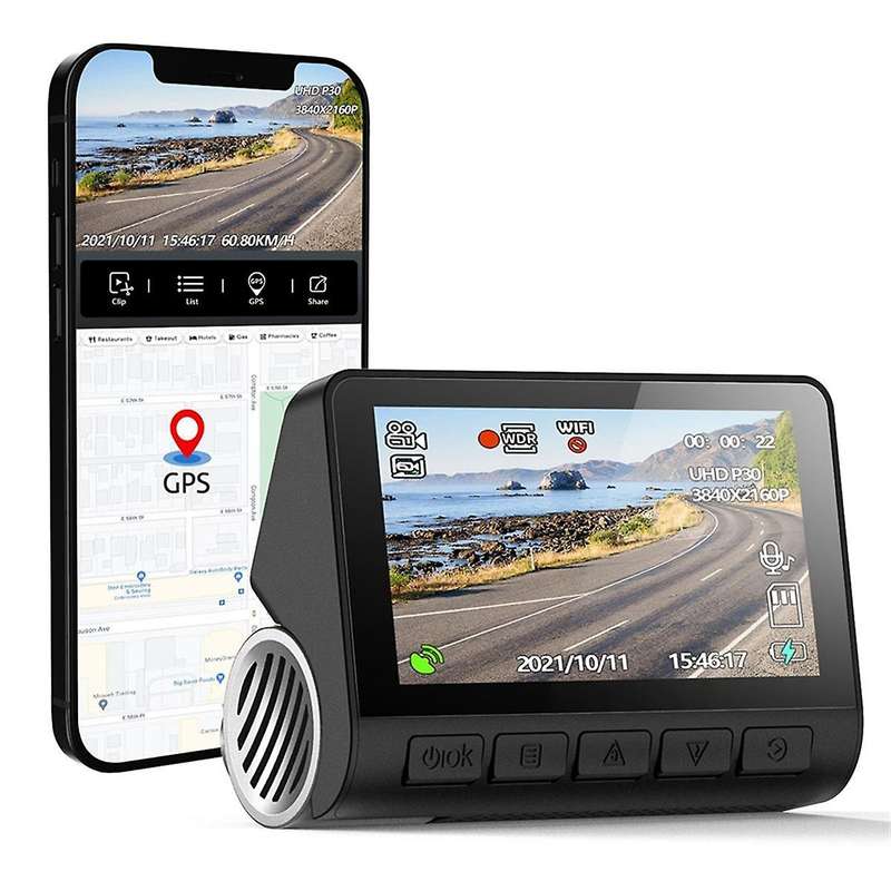 Car Ultra High Definition 4k Uhd Front and Rear Dual Recording Driving Recorder Adas Gps Wifi A800s