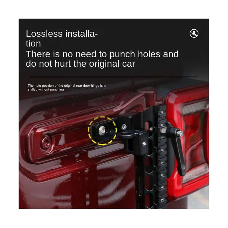 Car Universal Bracket Antenna Flagpole for 2007-2023 Wrangler Jk Jl Rear Bracket