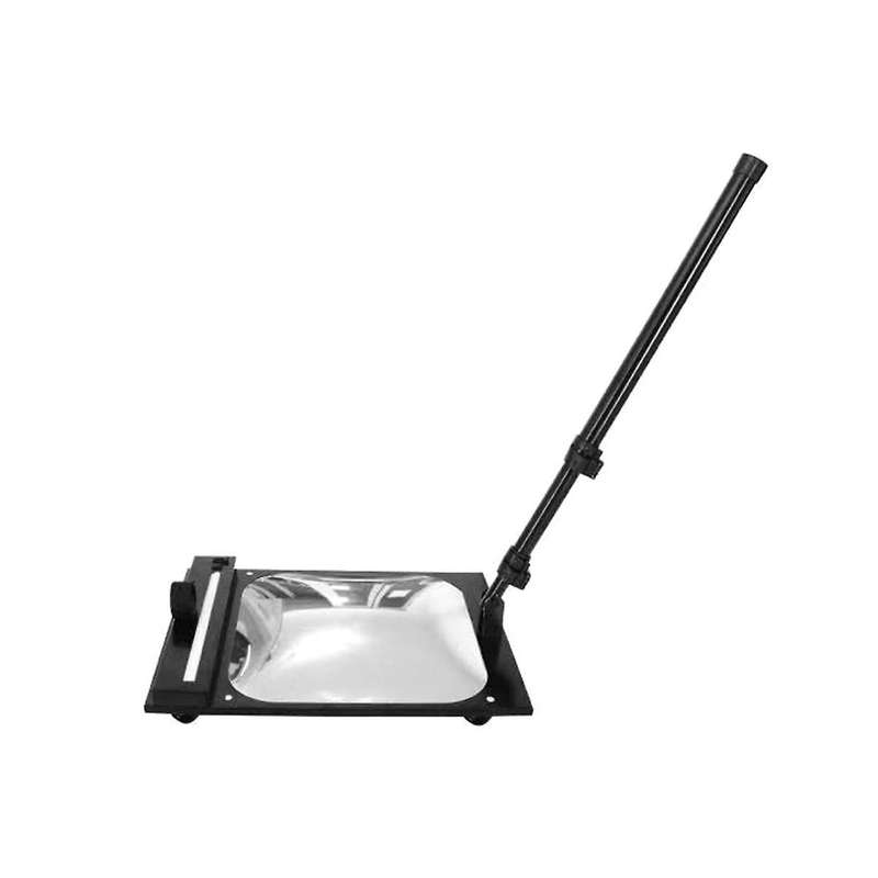 Car Under Inspection Mirror, 12inch Flodable Telescoping Mirror with Led Light and Wheels for Cars