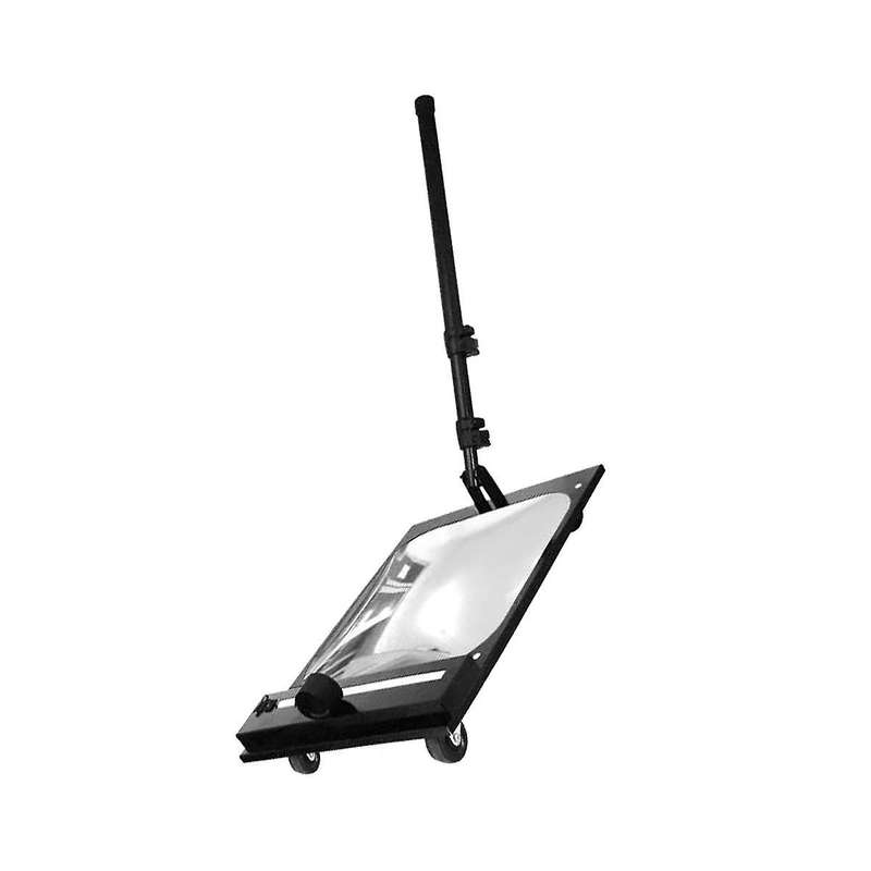 Car Under Inspection Mirror, 12inch Flodable Telescoping Mirror with Led Light and Wheels for Cars