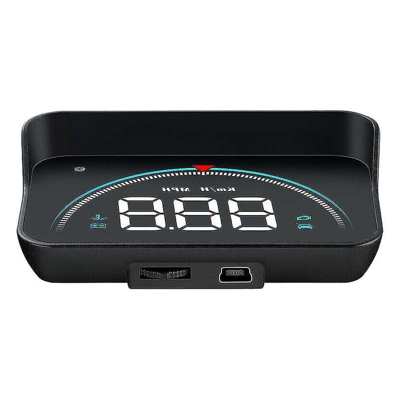Car Universal HUD Head Up Display OBD II/GPS Interface,Car Speed Projector MPH meter Car Oil Consump