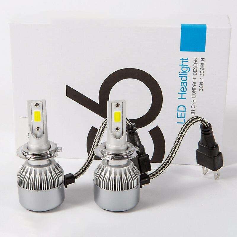Car Universal Led Headlights H7 Super Bright High and Low Beam Headlight Bulb Integrated Front Fog L
