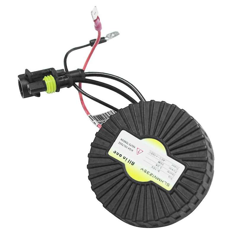 Car Universal Mini HID Round Lamp Ballast Ballast Ultra-Thin Integrated Ballast