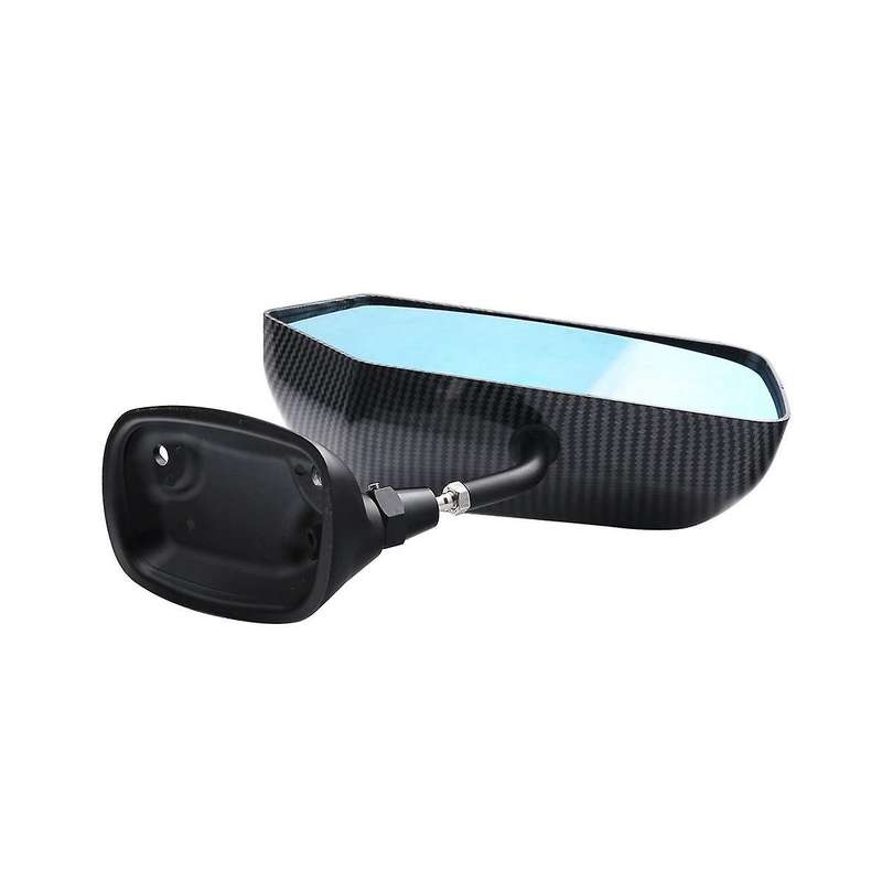 Car Universal Tuning Mirror F1 Aluminum Base Carbon Fiber Rearview Blue Mirror Tuning Mirror
