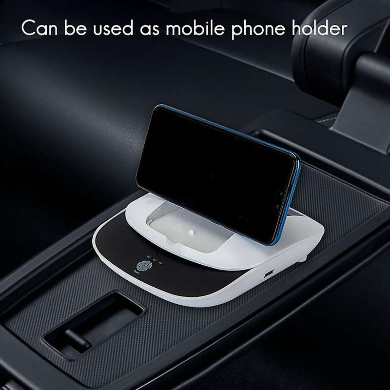 Car Universal Solar Powered Car Negative Ion Diffuser Automatic Air Purifier Vehicle Phone Holder Ch