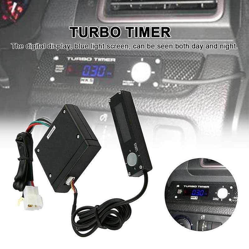 Car Universal Turbo Timer with Red LED Display Digital Type Auto Turbo Timer Flameout Delayer
