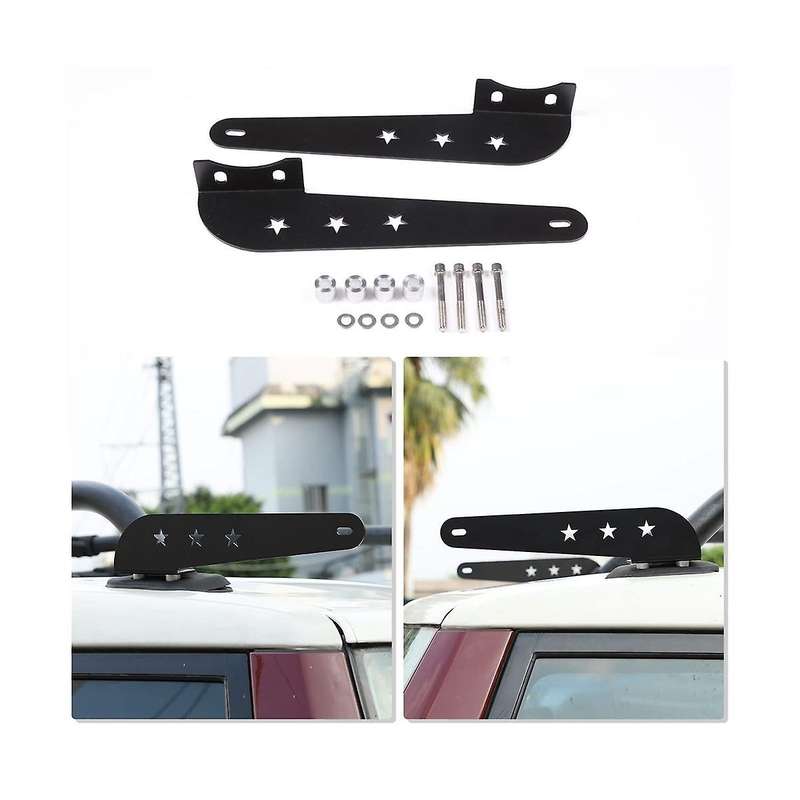 Car Upper Roof Windshield Led Light Bar Searchlight Mounts Bracket for Cruiser 2007-2021 Accessorie