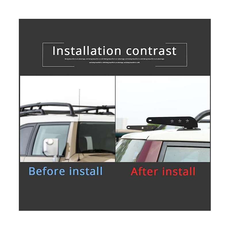 Car Upper Roof Windshield Led Light Bar Searchlight Mounts Bracket for Cruiser 2007-2021 Accessorie