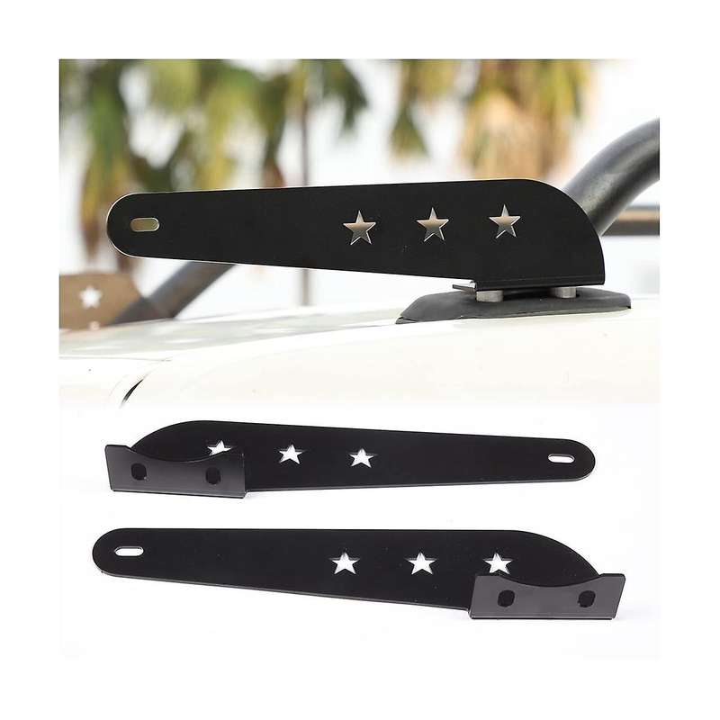 Car Upper Roof Windshield Led Light Bar Searchlight Mounts Bracket for Cruiser 2007-2021 Accessorie