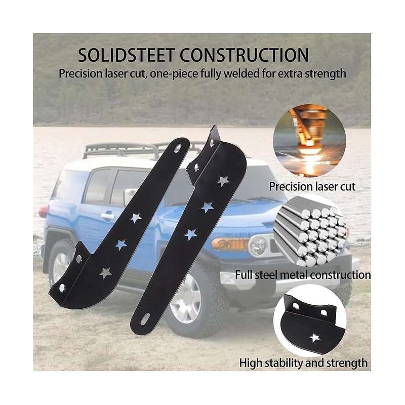 Car Upper Roof Windshield Led Light Bar Searchlight Mounts Bracket for Cruiser 2007-2021 Accessorie