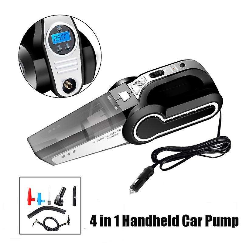 Car Vacuum Cleaner,120W 4 in 1 Handheld Car Pump Handheld Vacuum Cleaner with 3.7M Power Cord for Ca