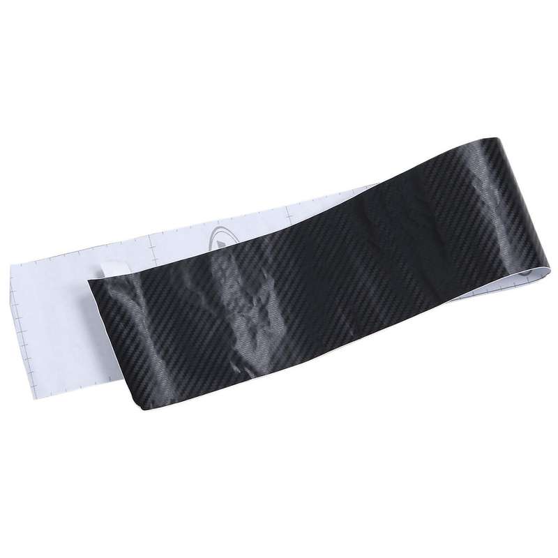 Car Vehicle Diy 3d Carbon Fiber Vinyl Wrap Roll Film Sticker Decal 70x10cm Black