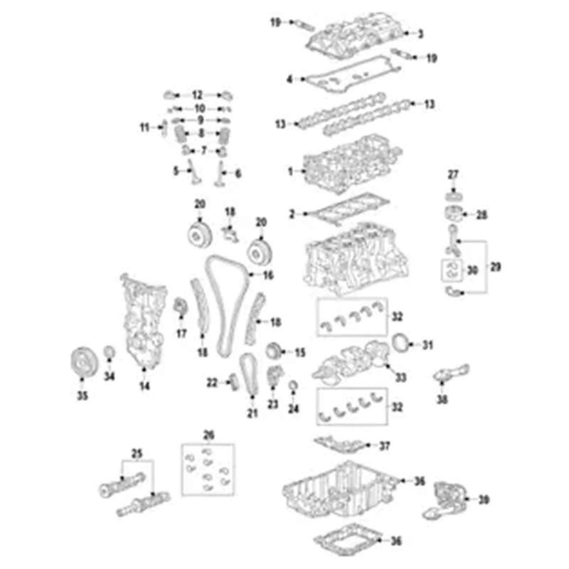 Car Variable Valve Timing (VVT) Sprocket Camshaft Position Actuator (Middle) 12627115 for