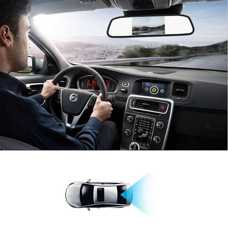 Car Video Parking Monitor Car Rearview Camera 4.3 Inch TFT LCD Car Rearview Mirror Monitor Reverse I
