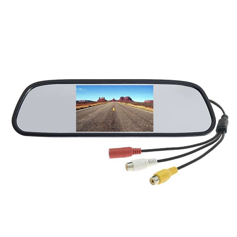 Car Video Parking Monitor Car Rearview Camera 4.3 Inch TFT LCD Car Rearview Mirror Monitor Reverse I