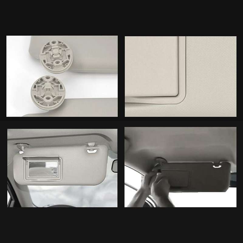 Car Visor Makeup Mirror Right for Levin 2014-2019 Windscreen Visor Auto Accessories Gray