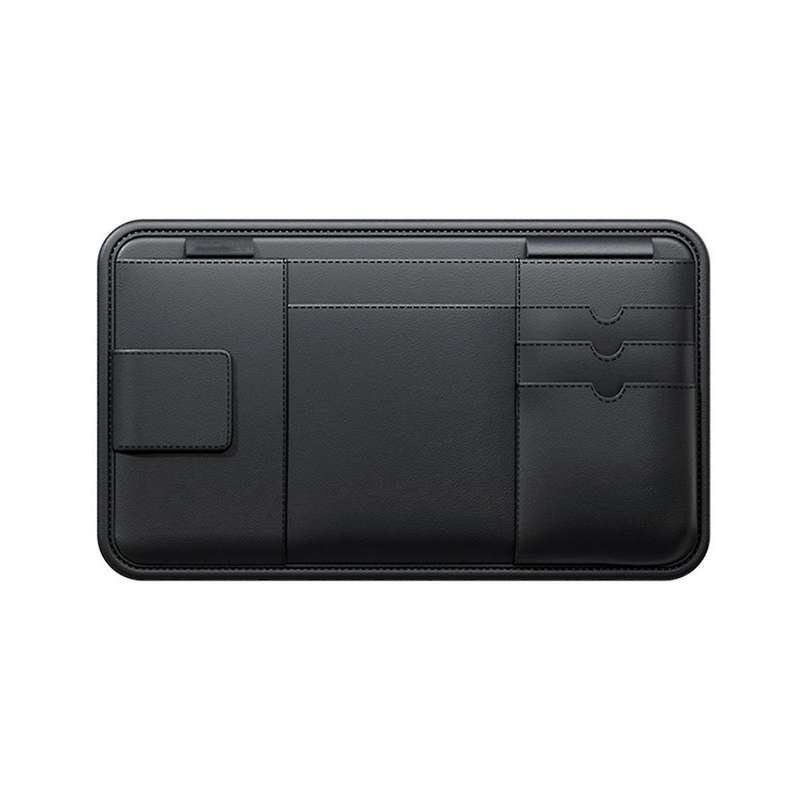 Car Visor Storage Device Multi-Function Light Shield Glasses Bag Card Driver'S License Clip Car Stor