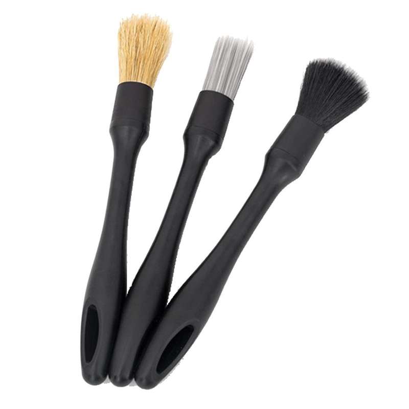 Car Wash Brush Kit Extended Removable Brushes Car Cleaning Tools Dashboard Rim Brush Head Auto Deta