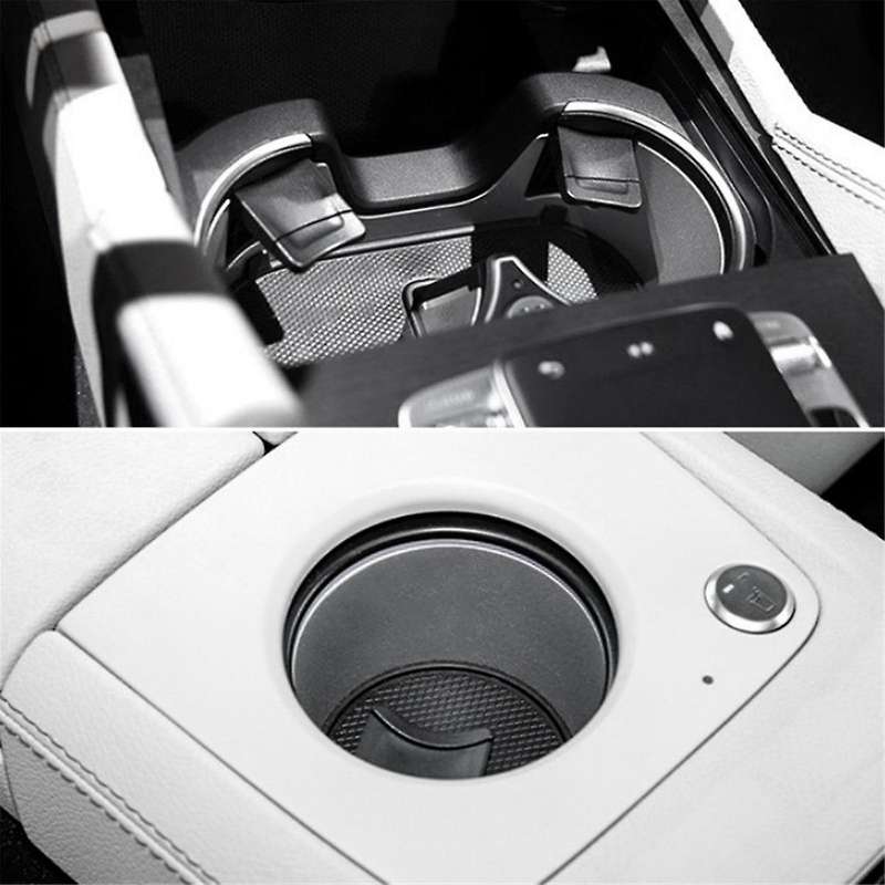 Car Water Cup Holder Car Center Console Drinks Cup Holder Left Support Fixing Buckle for W167 2020-2
