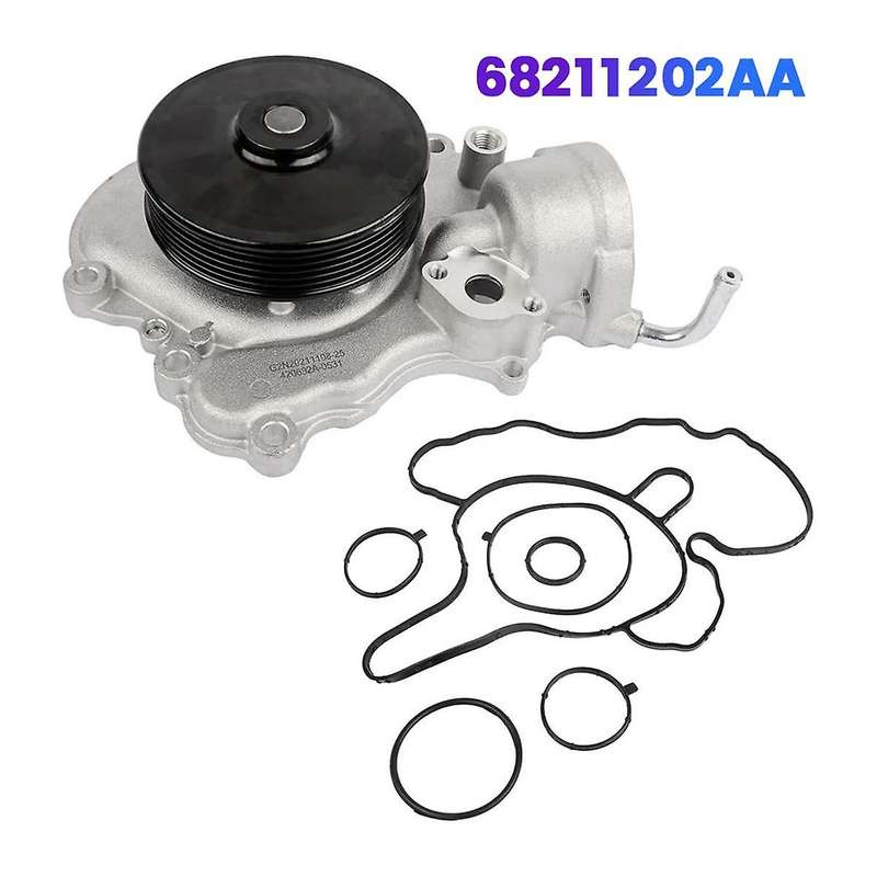 Car Water Pump 68211202AA for Ram 1500 Grand 2015-2018 Engine Cooling Systems Accessories