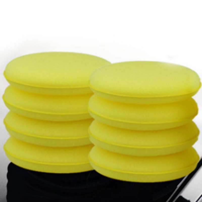 Car Waxing Sponge Round Manual Polishing Manual Waxing Tool Foam Fine Application Pad