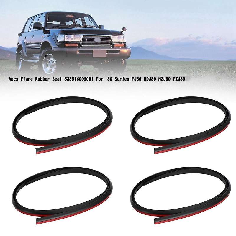 Car Wheel Eyebrow Rubber Seal for 80 Series FJ80 HDJ80 Car Accessories 538516002001