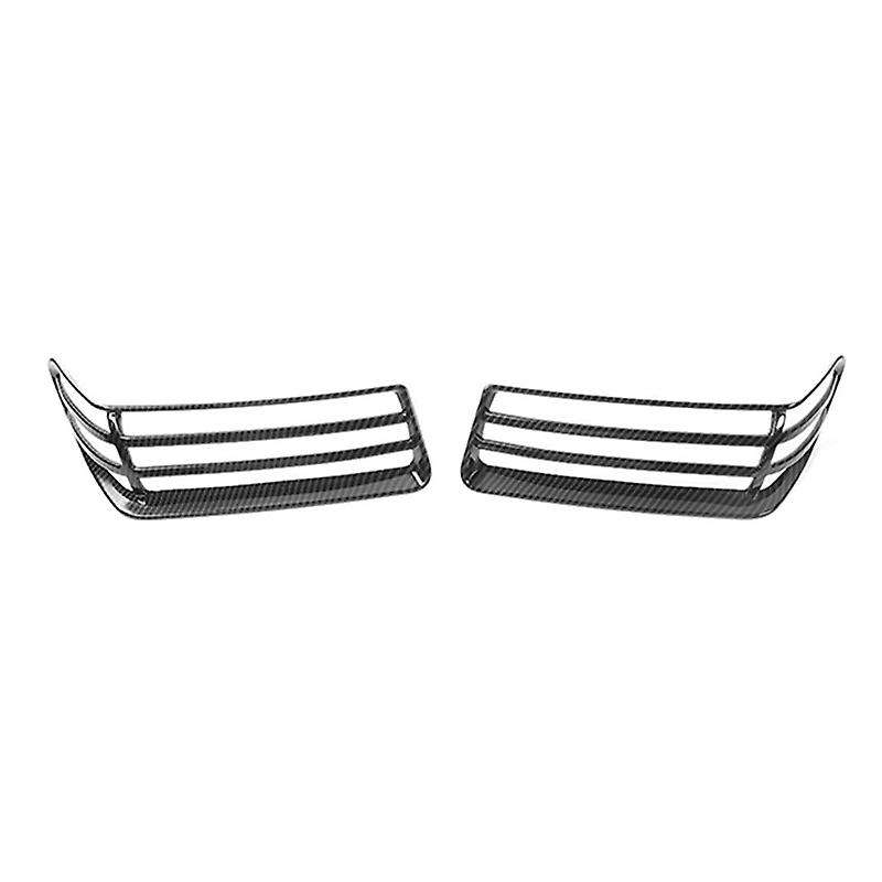 Car Wheel Eyebrow Light Cover Trim for JL JT 2018-2020, Carbon Fiber