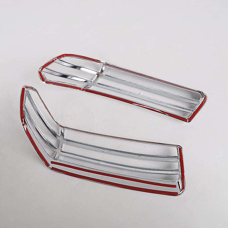Car Wheel Eyebrow Light Cover Trim for JL JT 2018-2020, Silver