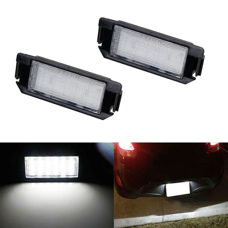 Car White 18-led License Plate Light Number Light Replacement for 2d Soul