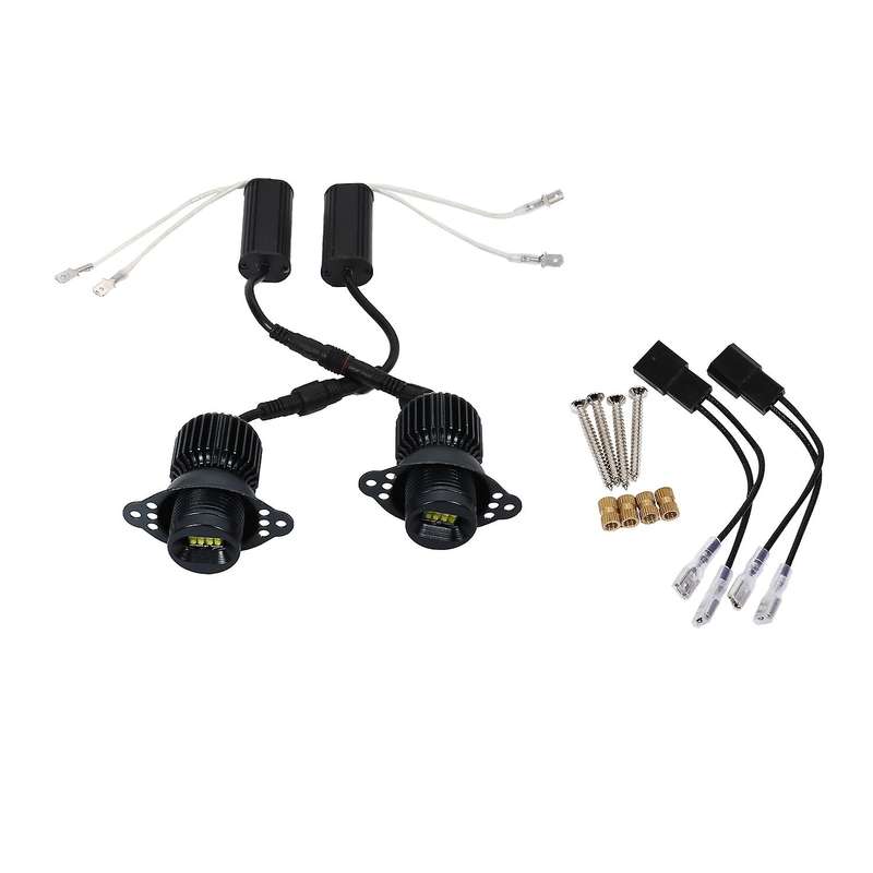 Car White 80W LED Angel Eye Kit for - E90 E91 2009-2011