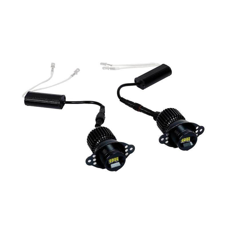 Car White 80W LED Angel Eye Kit for - E90 E91 2009-2011