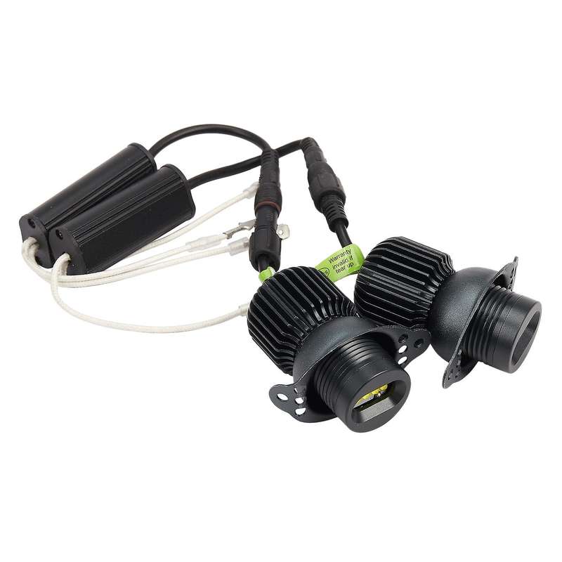 Car White 12V40W LED Angel Eye Headlight Angel Eye Aperture Suitable for - E90 E91 328I 335I 2009-20