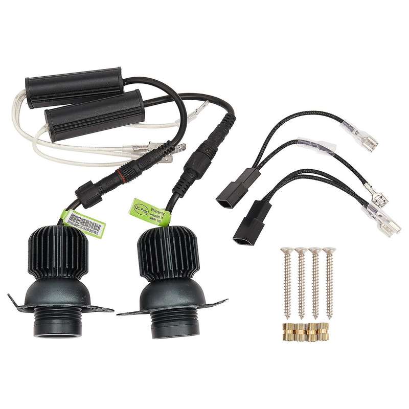 Car White 12V40W LED Angel Eye Headlight Angel Eye Aperture Suitable for - E90 E91 328I 335I 2009-20