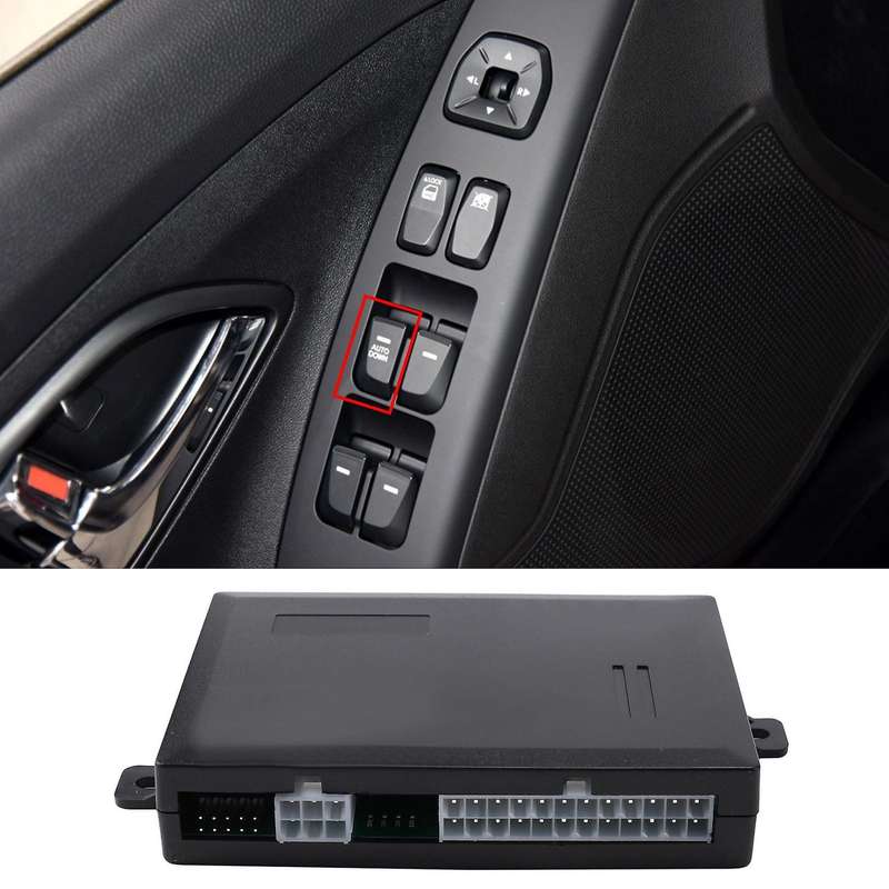 Car Window Closer Module Auto Security System Kit Window Closer Module Windows Roll Up/Down for IX35