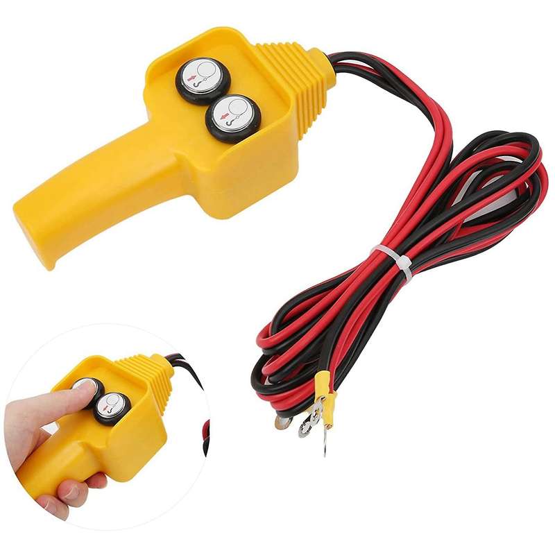 Car Winch Remote Control Switch Winch Remote Control Button Kit Switch Wired Winch Handle Switch