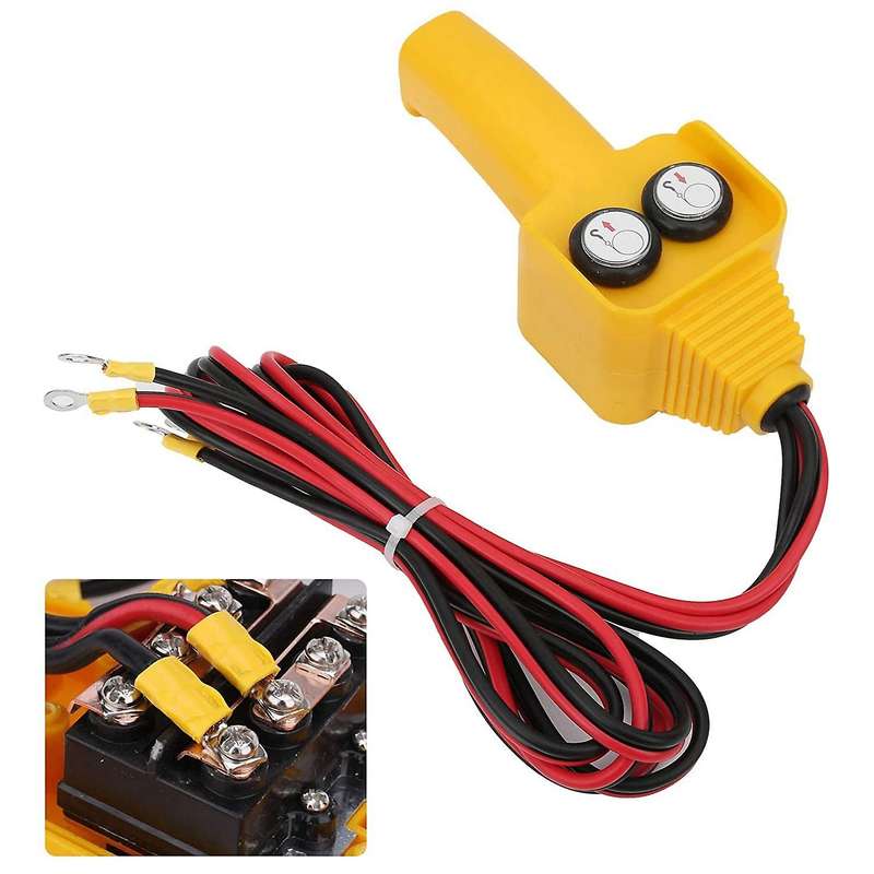 Car Winch Remote Control Switch Winch Remote Control Button Kit Switch Wired Winch Handle Switch