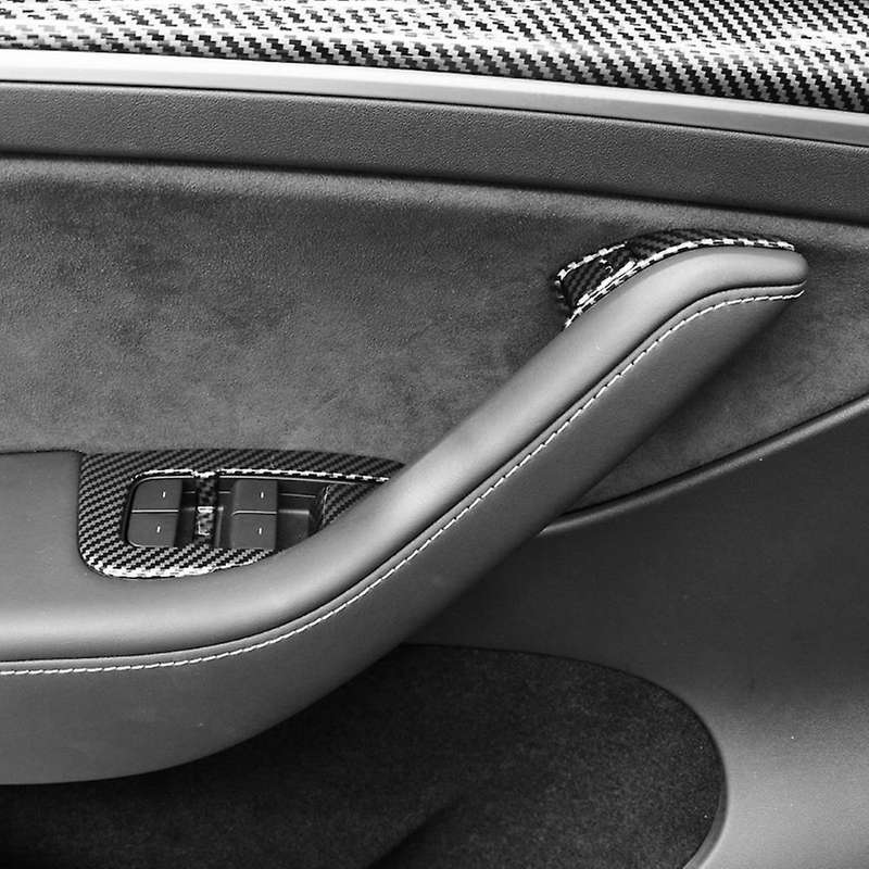 Car Window Control Panel Cover Button Trim for Model 3 Model Y 2021 Accessories