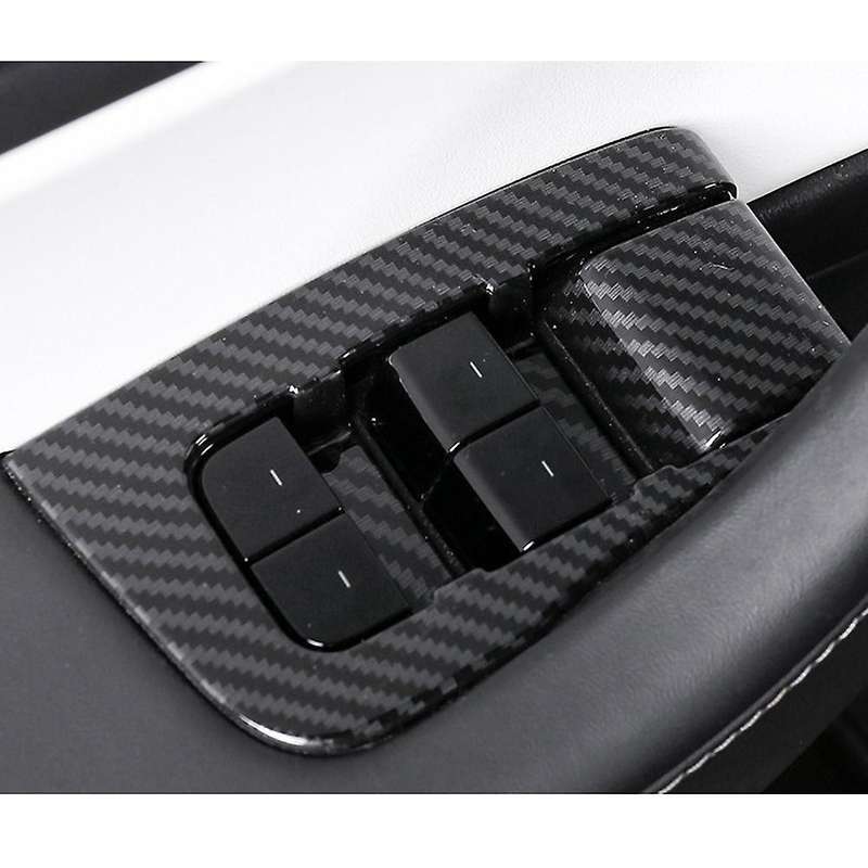 Car Window Control Panel Cover Button Trim for Model 3 Model Y 2021 Accessories