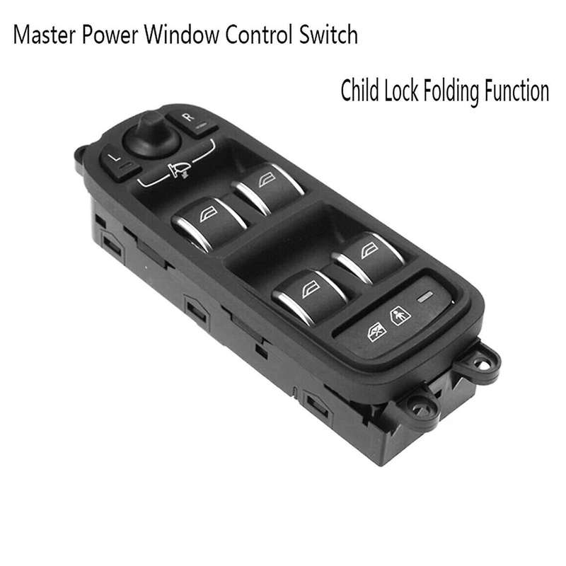 Car Window Control Switch Child Lock Folding Function for XC60 S60L Window Glass Lift Button