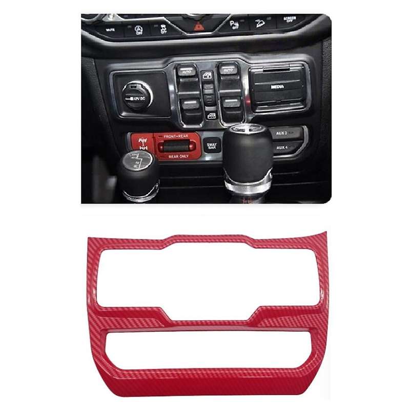 Car Window Control Panel Sticker Trim Cover Interior Decoration Accessory for Jl Jlu2018-2023 Jt