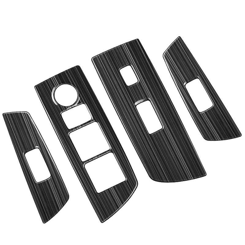 Car Window Glass Lift Button Switch Cover Trim Stainless Steel Door Armrest Panel for CX9 -9 2022+ L