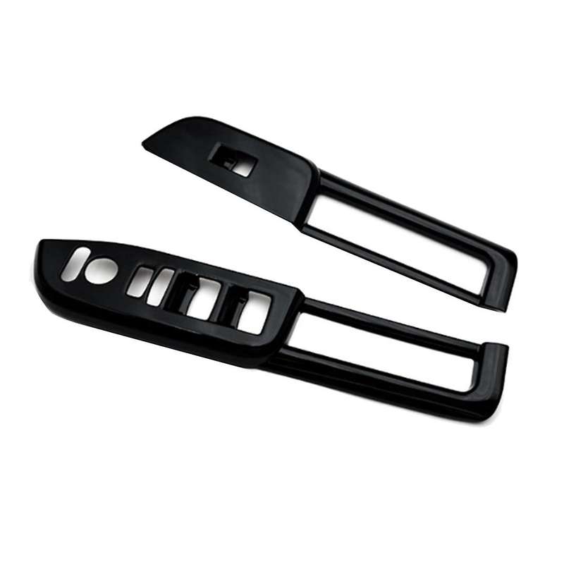 Car Window Glass Lift Button Trim Switch Cover Door Armrest Panel for N-BOX JF5 JF6 2023 Gloss Blac