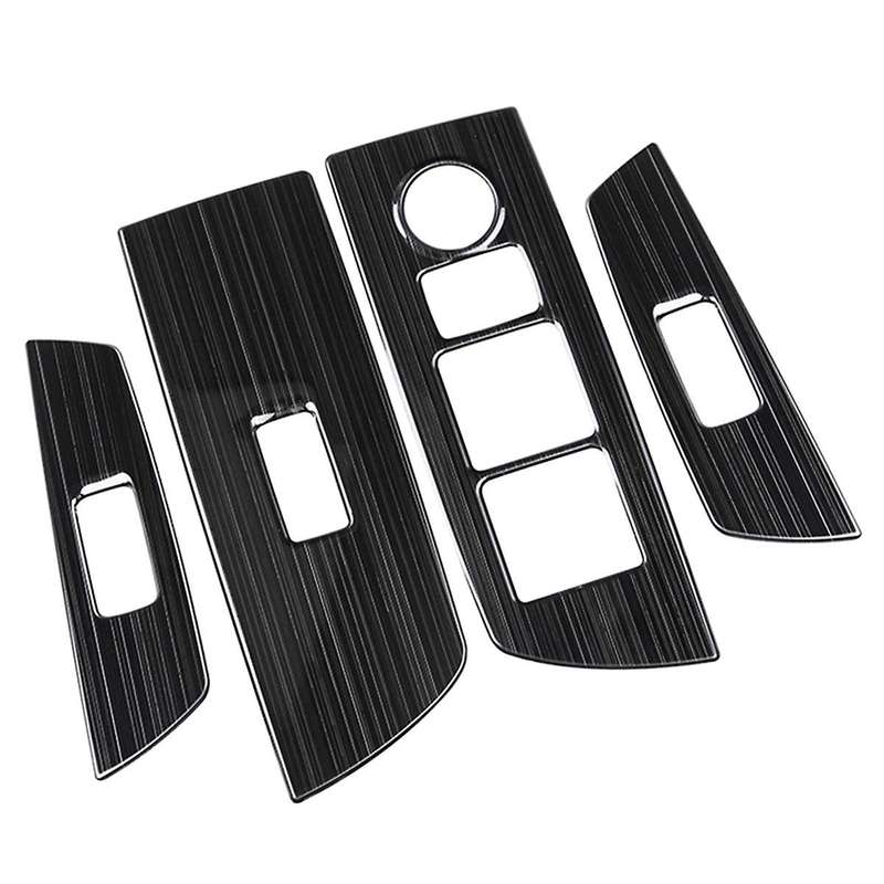 Car Window Glass Lift Button Switch Cover Trim Stainless Steel Door Armrest Panel for Cx9 -9 2022+ R