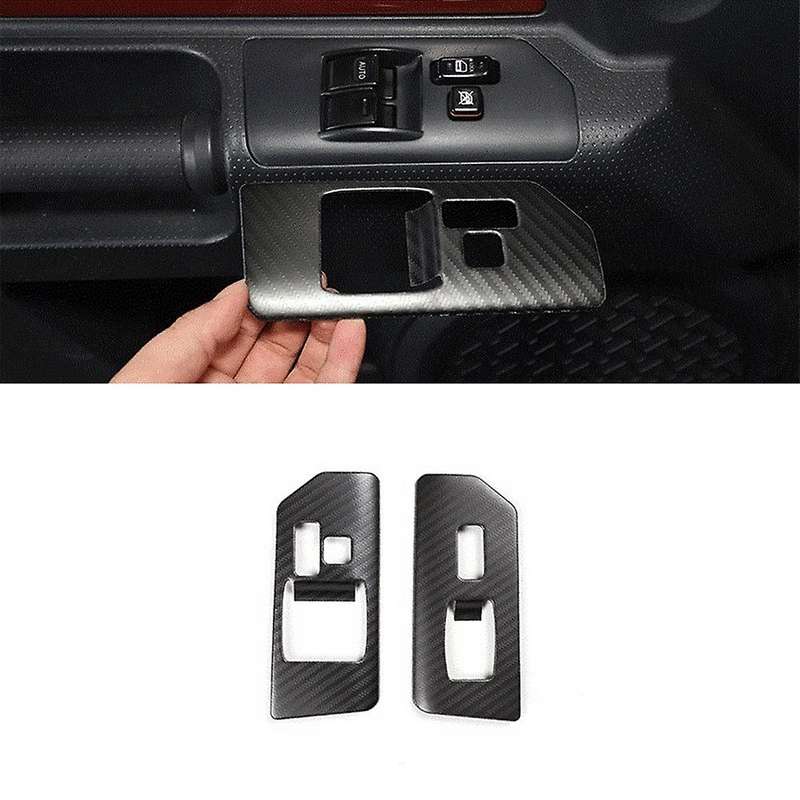 Car Window Glass Lift Button Switch Frame Cover Trim for 2007-2021