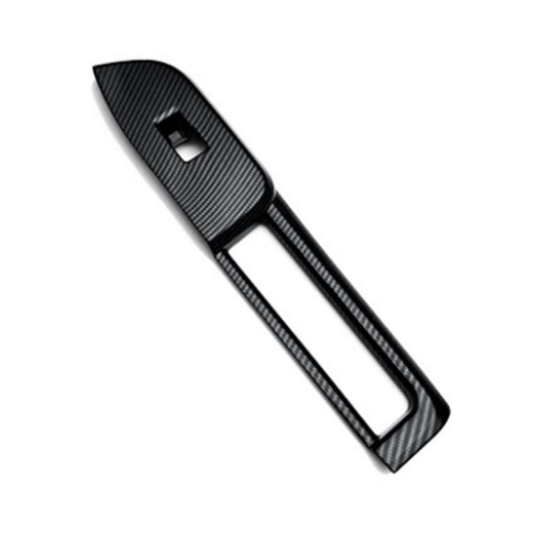 Car Window Glass Lift Button Trim Switch Cover Door Armrest Panel for N-BOX JF5 JF6 2023 Carbon Fibe